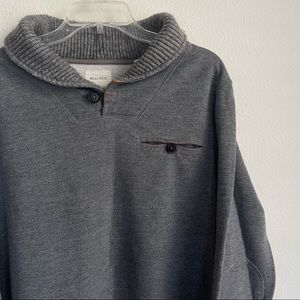 Billy Reid Heather 2 Button Pullover Sweater